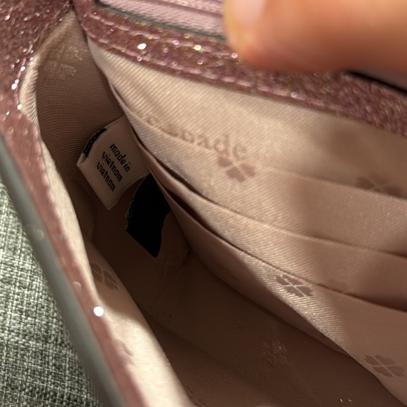 Kate Spade Bag Nicola Shimmer Sparkle Twistlock Crossbody/Shoulder Bag EUC Rare - Picture 14 of 17